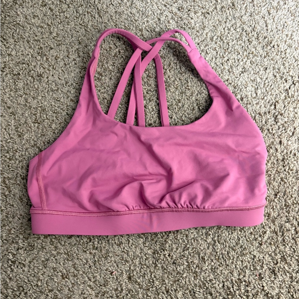 lululemon athletica Pink sports bra